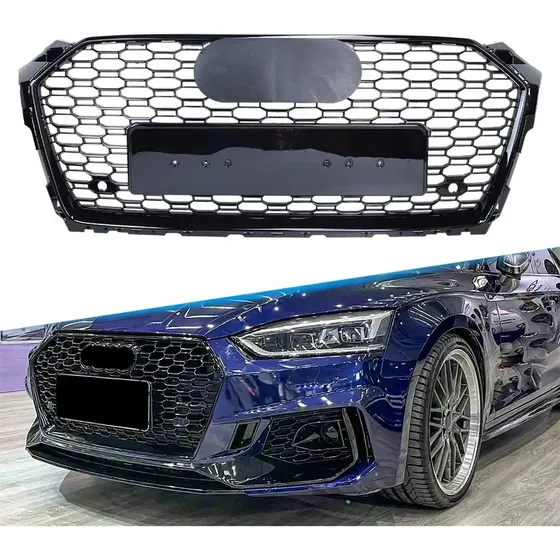 Parrilla Rs Para Audi A5 S5 Rs5 B9 2017-2019 Nuevo Con Emble