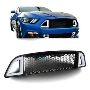 Parrilla Con Luces Leds Para Ford Mustang 2013 A 2014 Nueva!