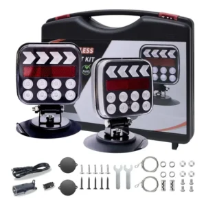 Par De Luces Led Para Remolque Magnética 12v Con Estuche